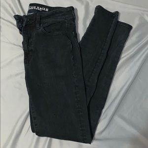Black high rise jeggings